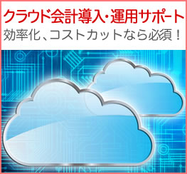 クラウド会計導入・運用サポート 効率化、コストカットなら必須！